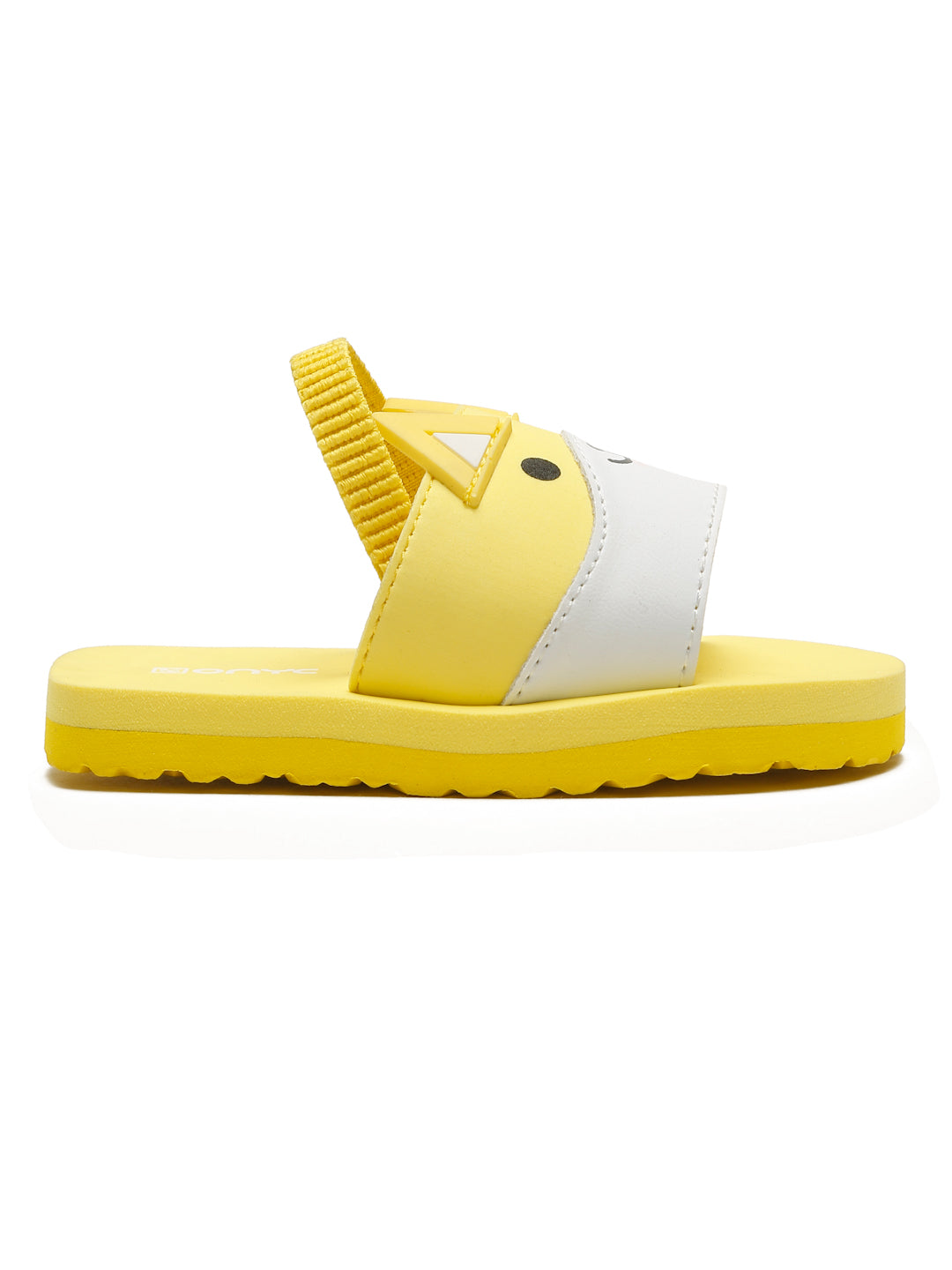 Premium Kitty Artistic Sliders - Yellow (Unisex)