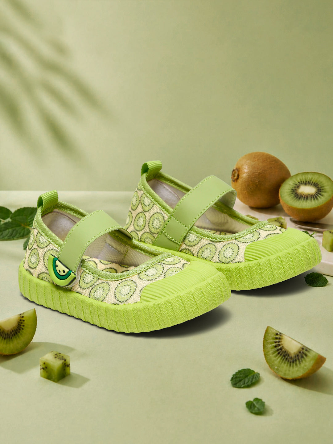 Premium Kiwi Ballerinas - Green (Girls)