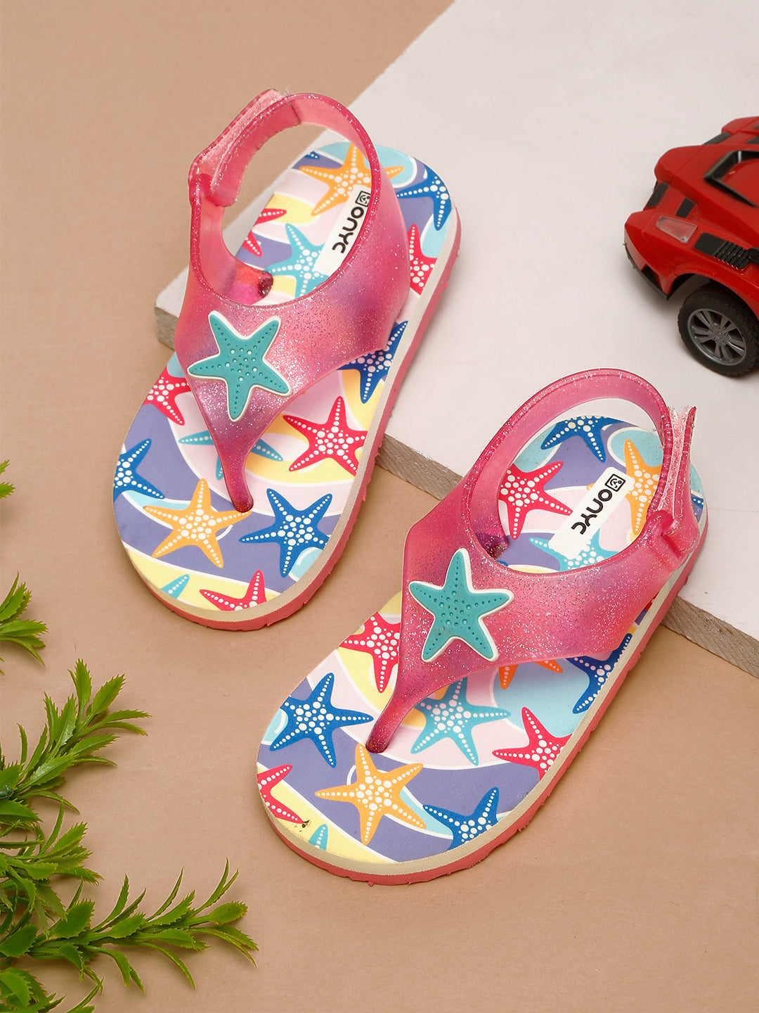 Premium StarFish Candy Flip-flops - Pink (Girls)