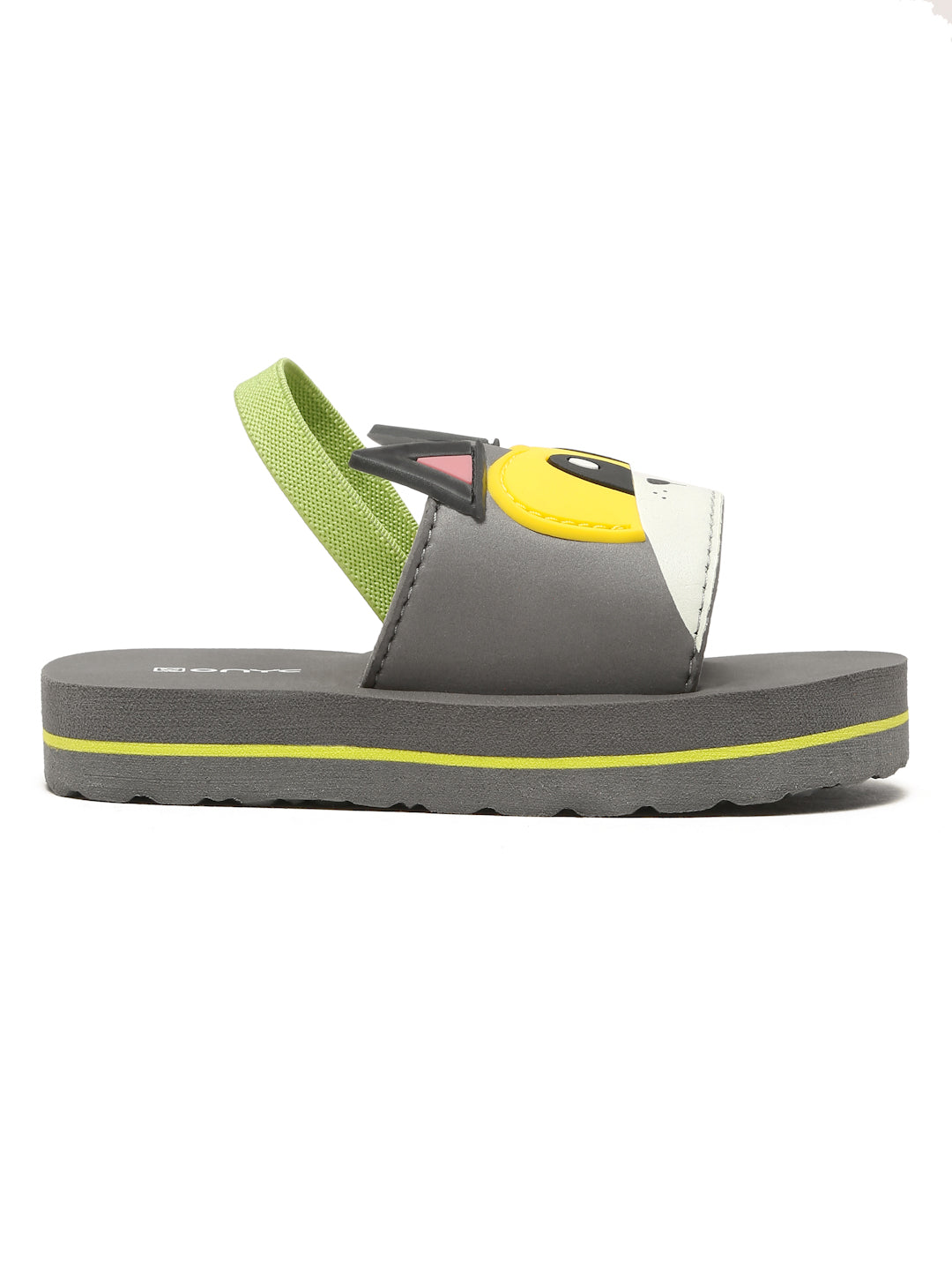 Premium Puppy Artistic Sliders - Grey (Unisex)