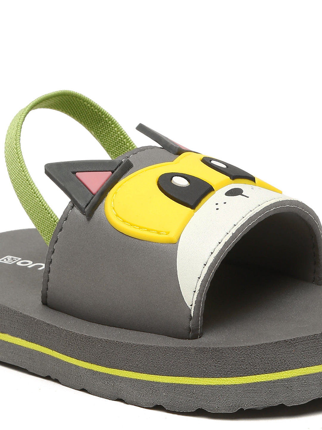 Premium Puppy Artistic Sliders - Grey (Unisex)