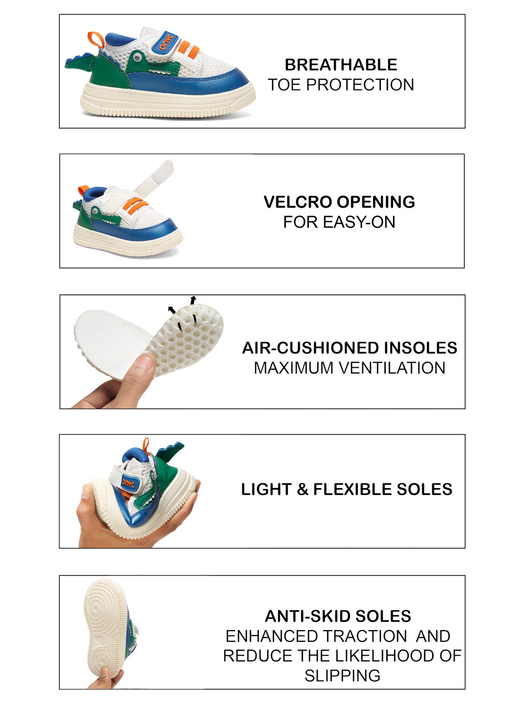 Gator Breathable Sneakers - Multicolor (Unisex)