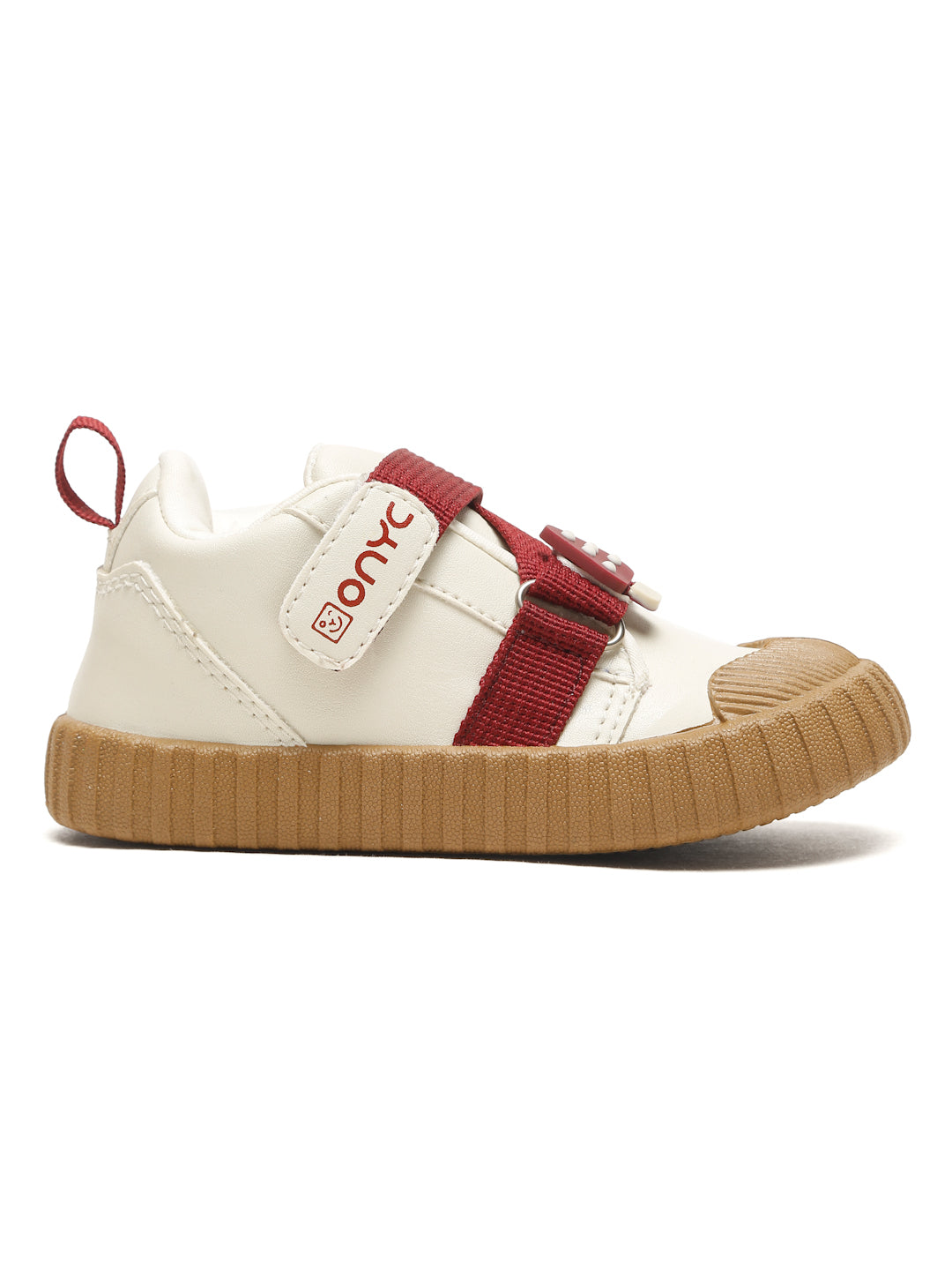 Red-Velvet Muffin Sneakers- White (Unisex)