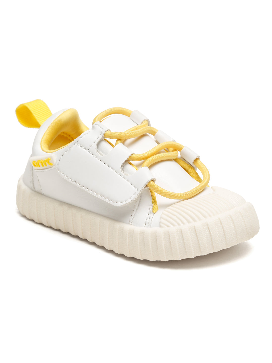 Premium Mango Pastry Lace-Free Sneakers - White (Unisex)