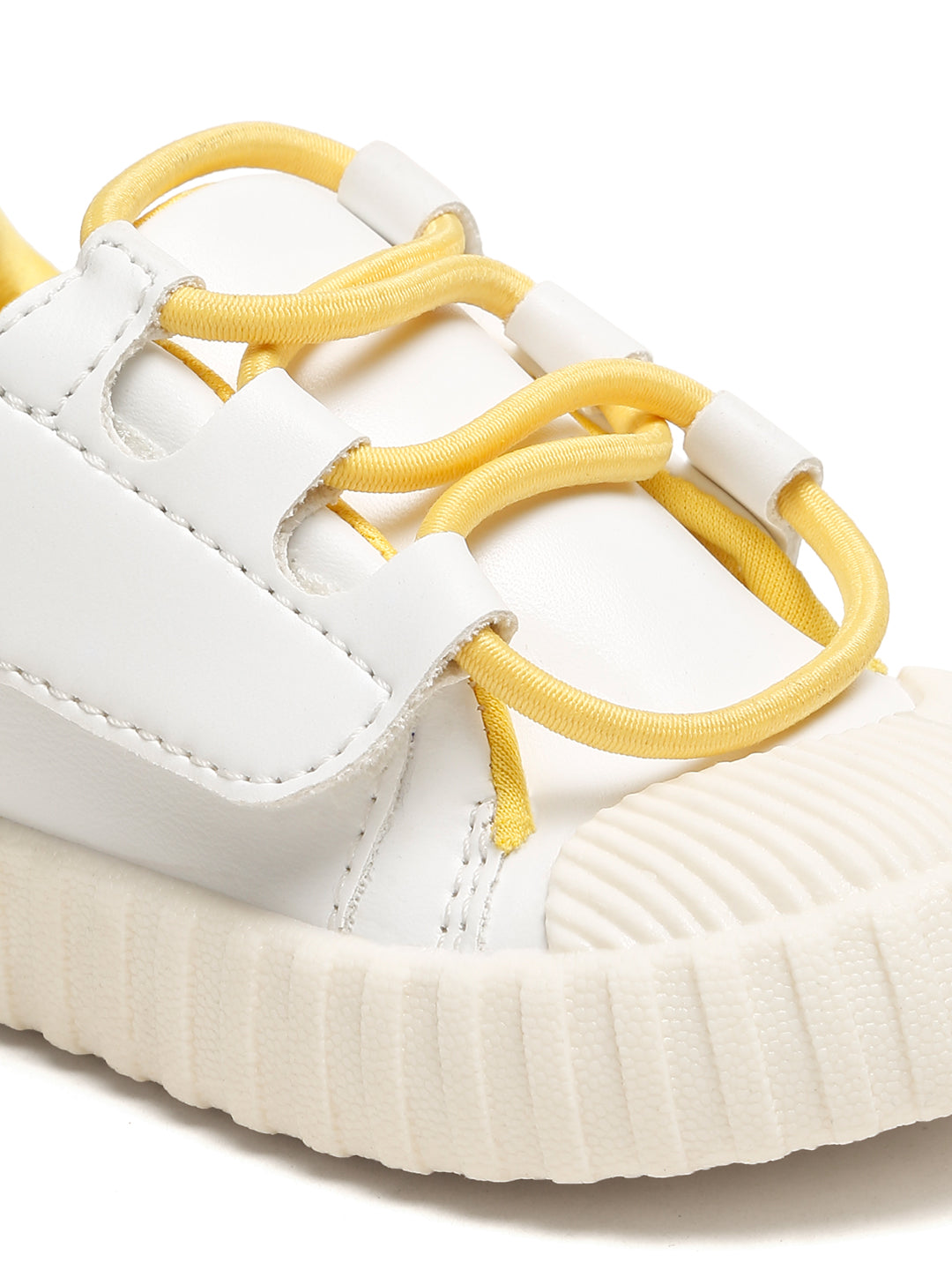 Premium Mango Pastry Lace-Free Sneakers - White (Unisex)
