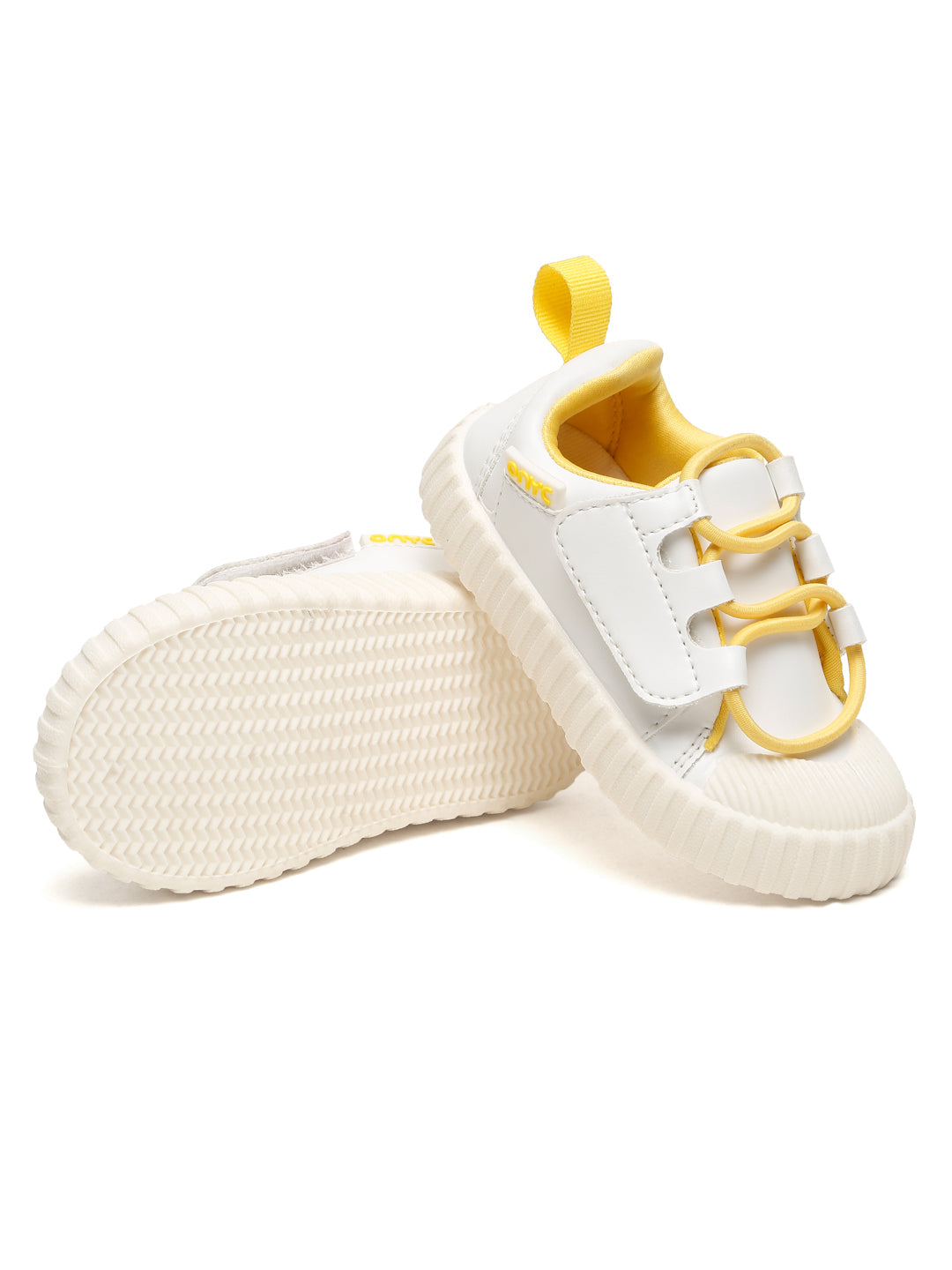 Premium Mango Pastry Lace-Free Sneakers - White (Unisex)