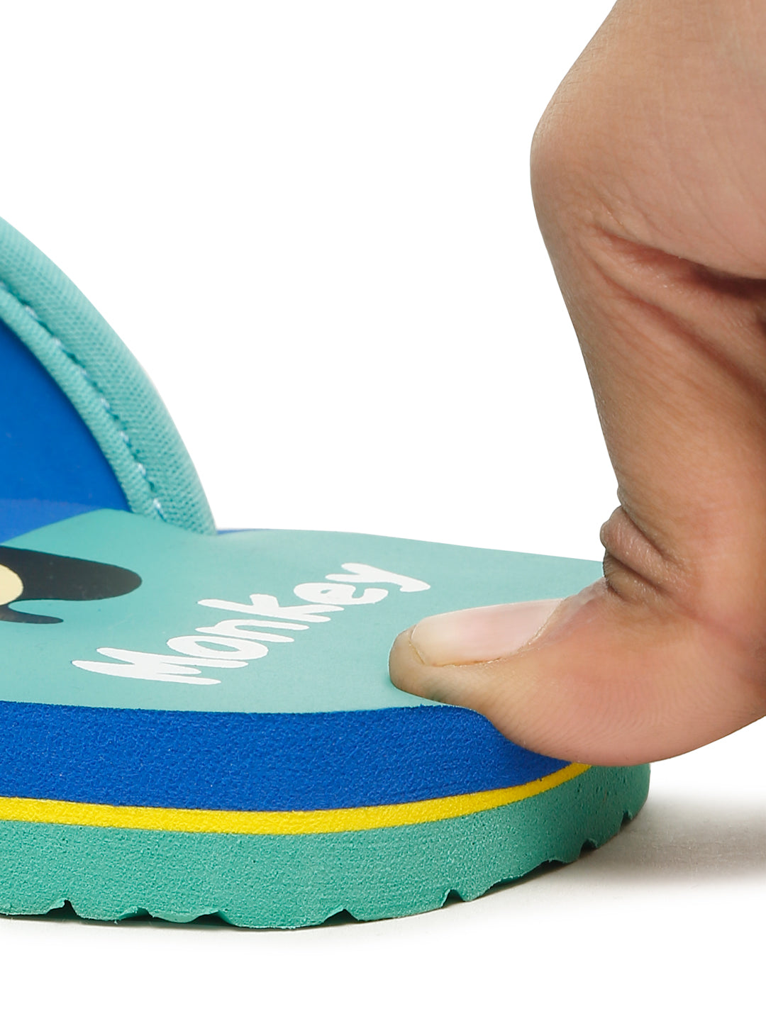 Premium Monkey V-Shape Flip-flops - Blue (Unisex)