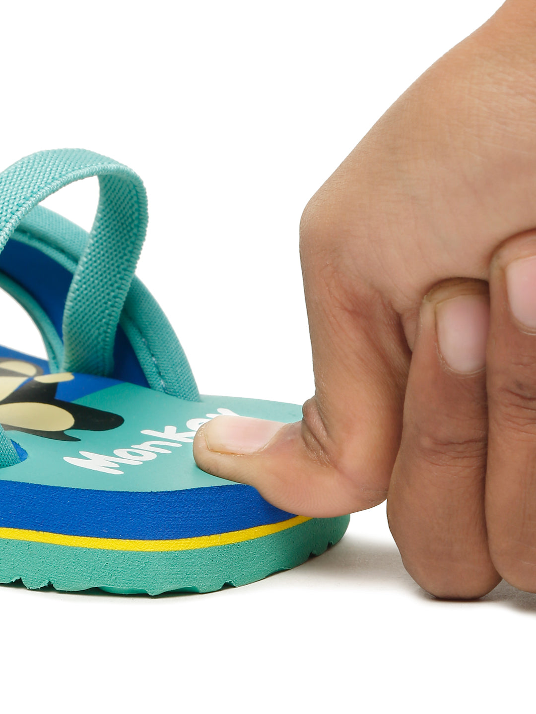 Premium Monkey V-Shape Flip-flops With Adjustable BackSupport - Blue (Unisex)