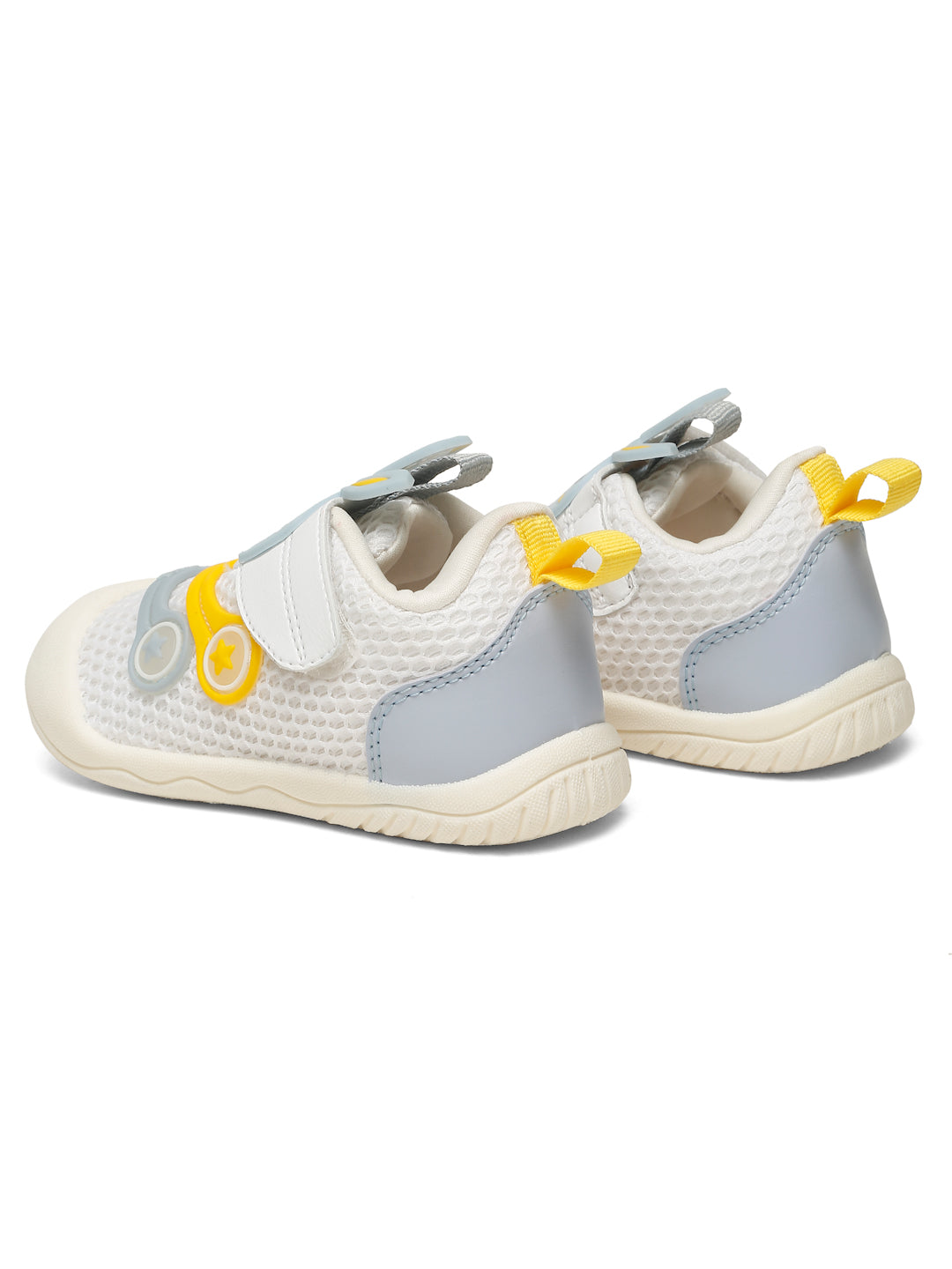 Fluffy Toddlers' First Step Shoes - Grey (Unisex)