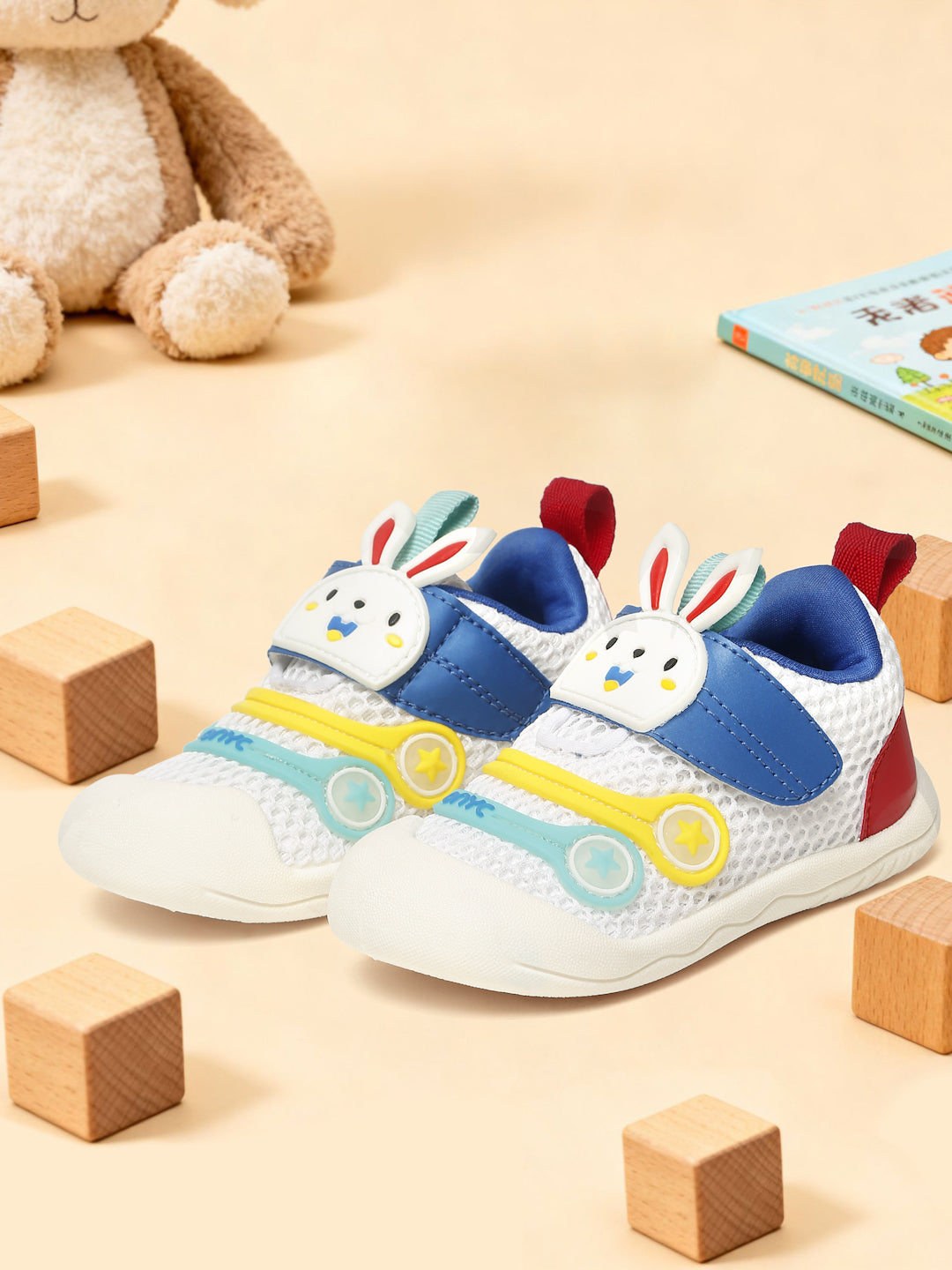 Fluffy Toddlers' First Step Shoes - Blue (Unisex)