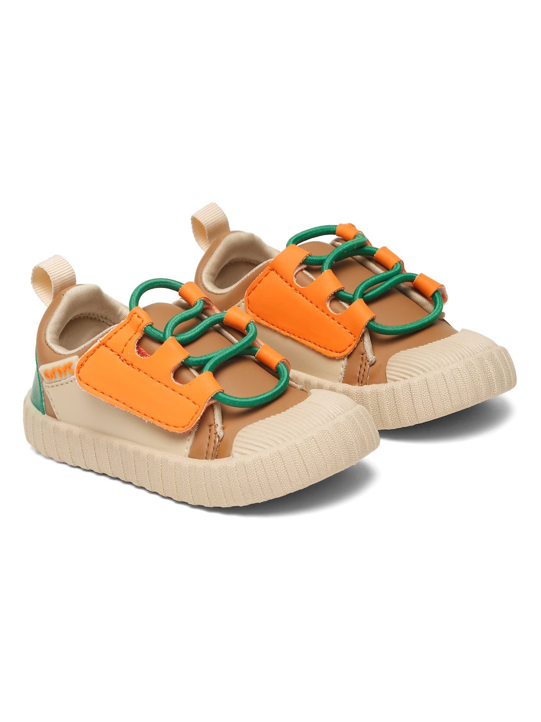 POCO Toddlers' Comfortable & LightWeight Lace-Free Sneakers - Brown (Unisex)