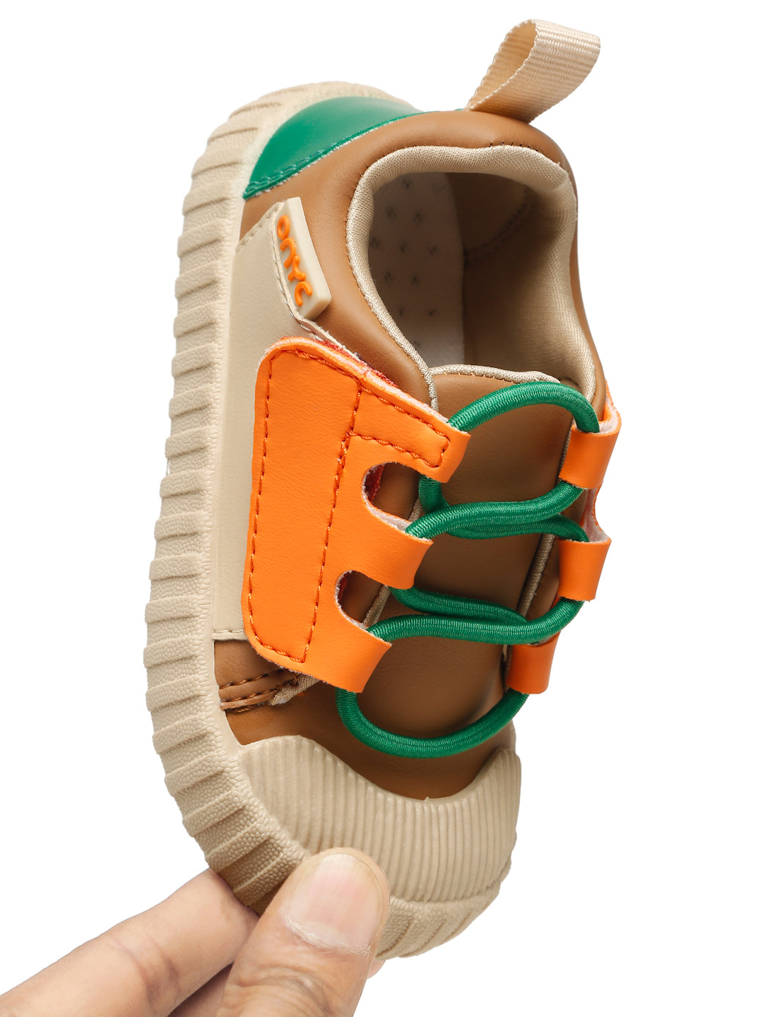 POCO Toddlers' Comfortable & LightWeight Lace-Free Sneakers - Brown (Unisex)