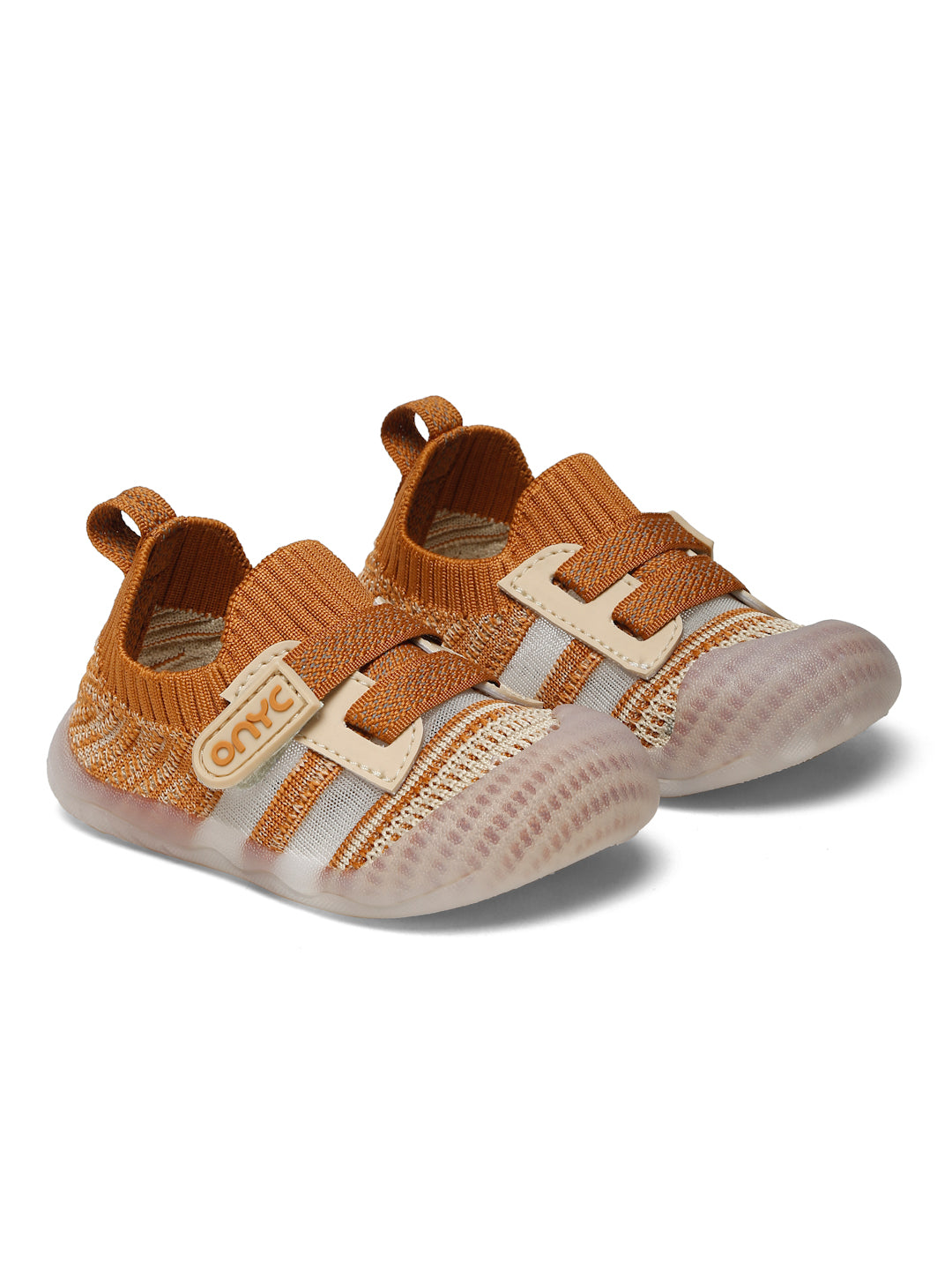 Smooth Toddlers' First Step Shoes - Brown (Unisex)