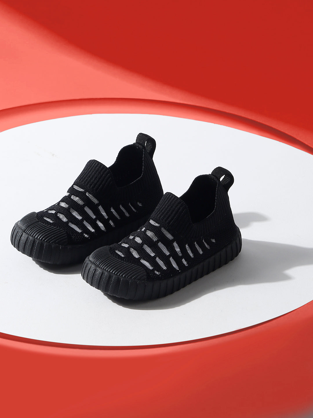 Cloudy Toddlers' First Step Shoes - Black (Unisex)