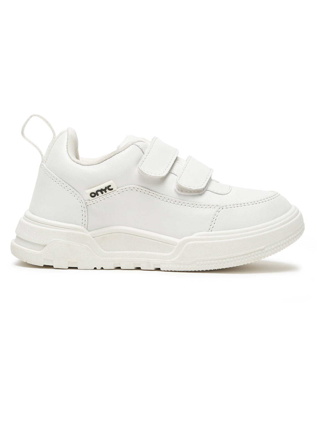 SuperKool Comfortable & LightWeight Lace-Free Sneakers - White (Unisex)