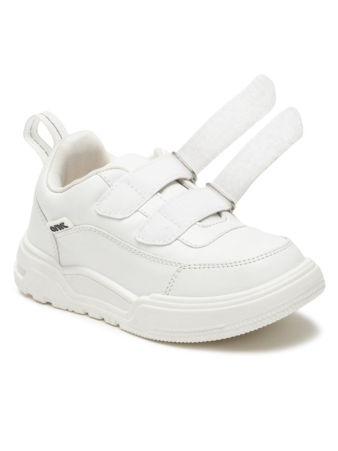 SuperKool Comfortable & LightWeight Lace-Free Sneakers - White (Unisex)