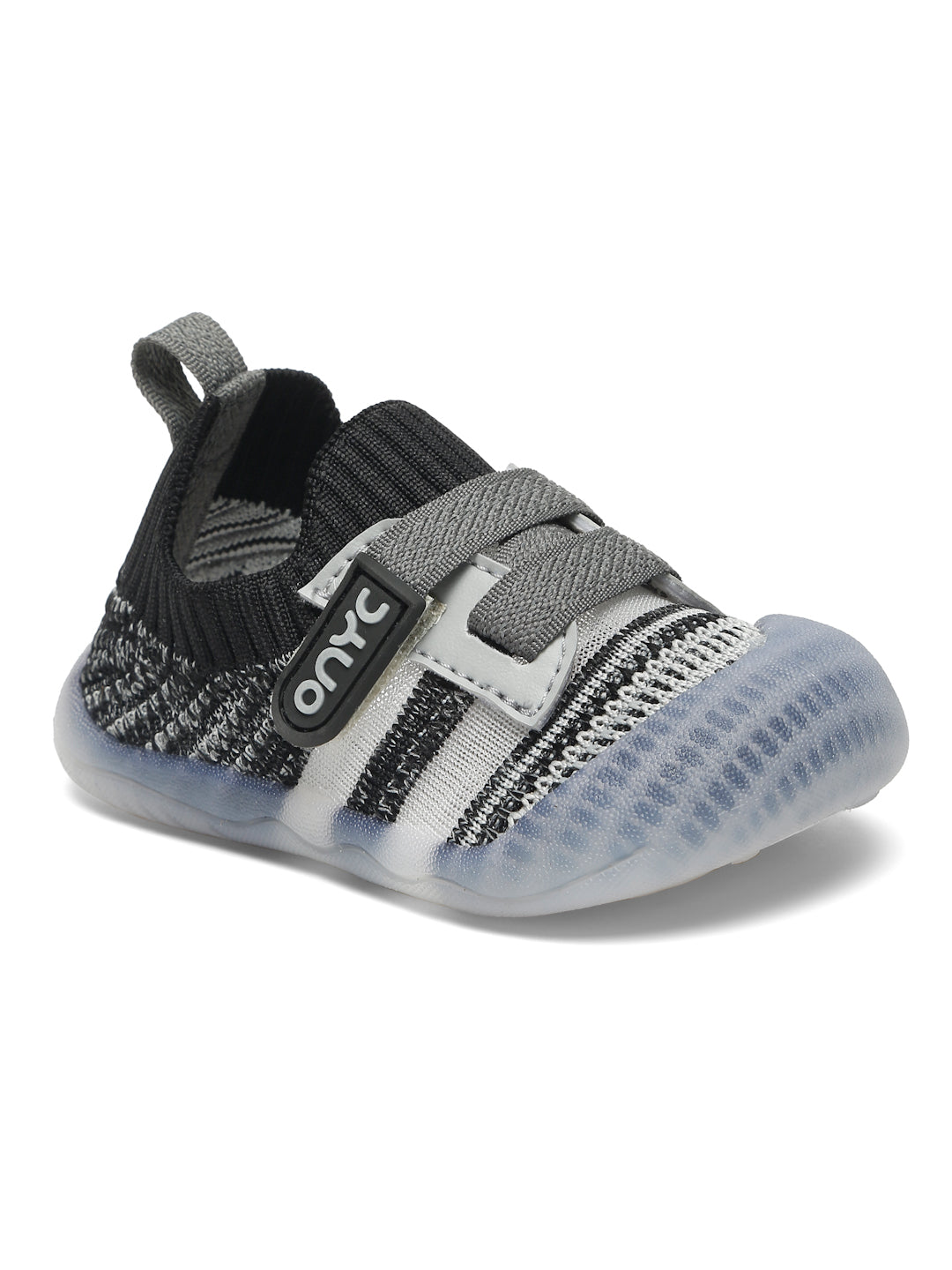 Smooth Toddlers' First Step Shoes - Black (Unisex)