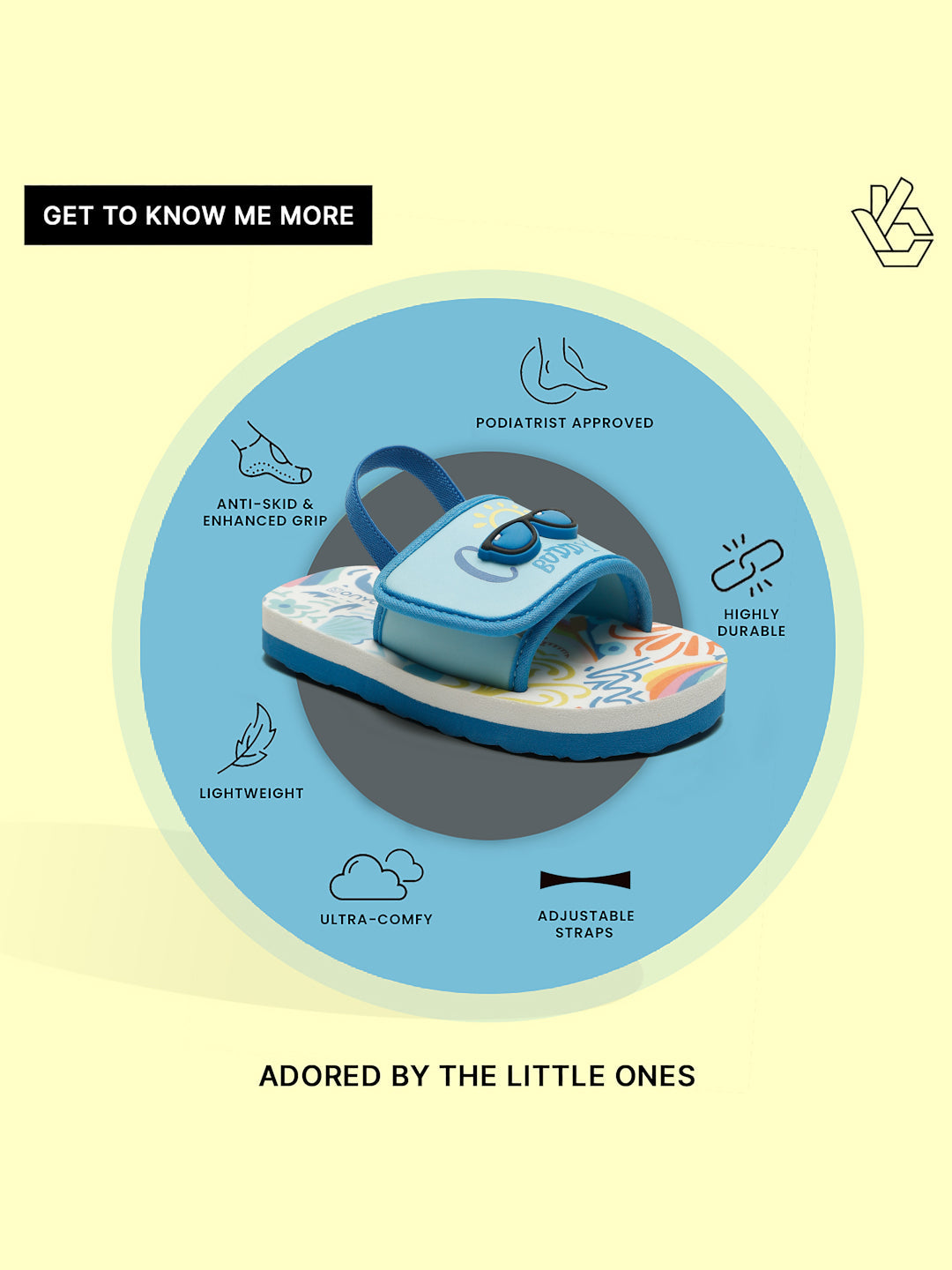 Premium Coolbuddy Sliders - Sky Blue (Unisex)