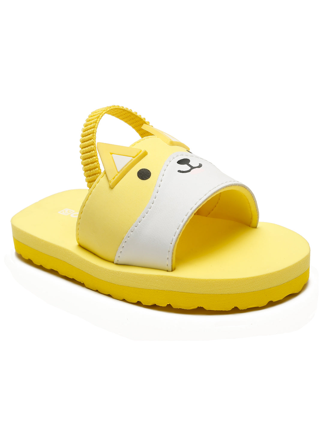 Premium Kitty Artistic Sliders - Yellow (Unisex)