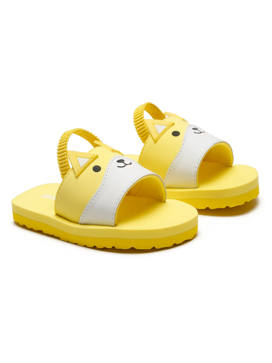 Premium Kitty Artistic Sliders - Yellow (Unisex)