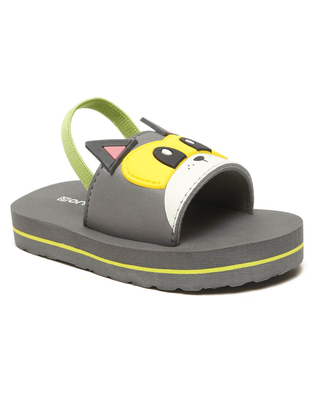 Premium Puppy Artistic Sliders - Grey (Unisex)