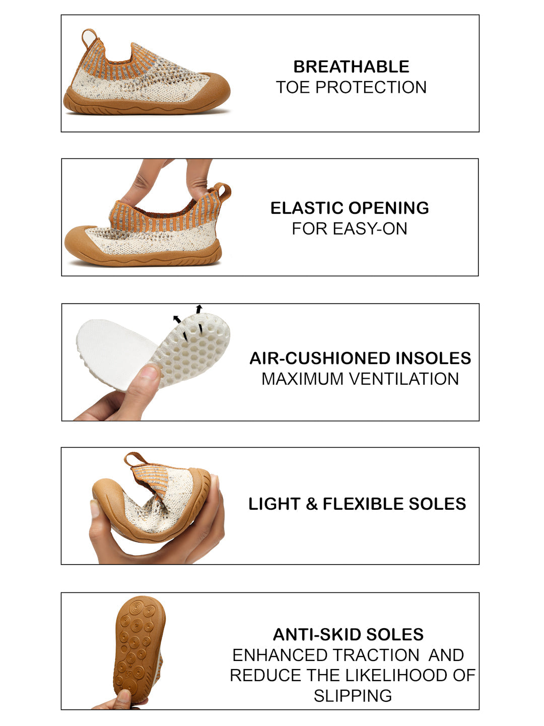 Cookies Toddlers' First Step Shoes - Brown (Unisex)
