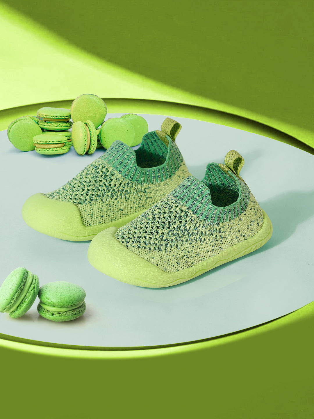 Macaroons Toddlers' First Step Shoes - Green (Unisex)