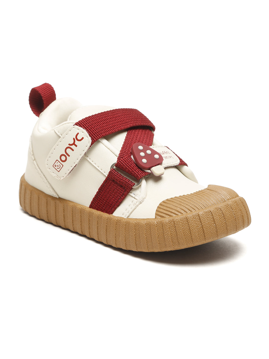 Red-Velvet Muffin Sneakers- White (Unisex)