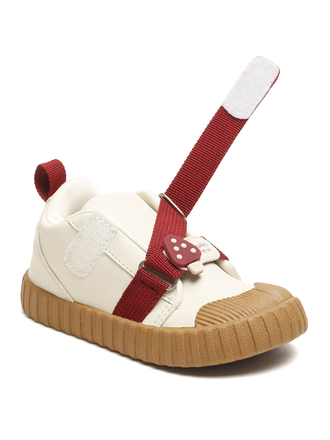 Red-Velvet Muffin Sneakers- White (Unisex)