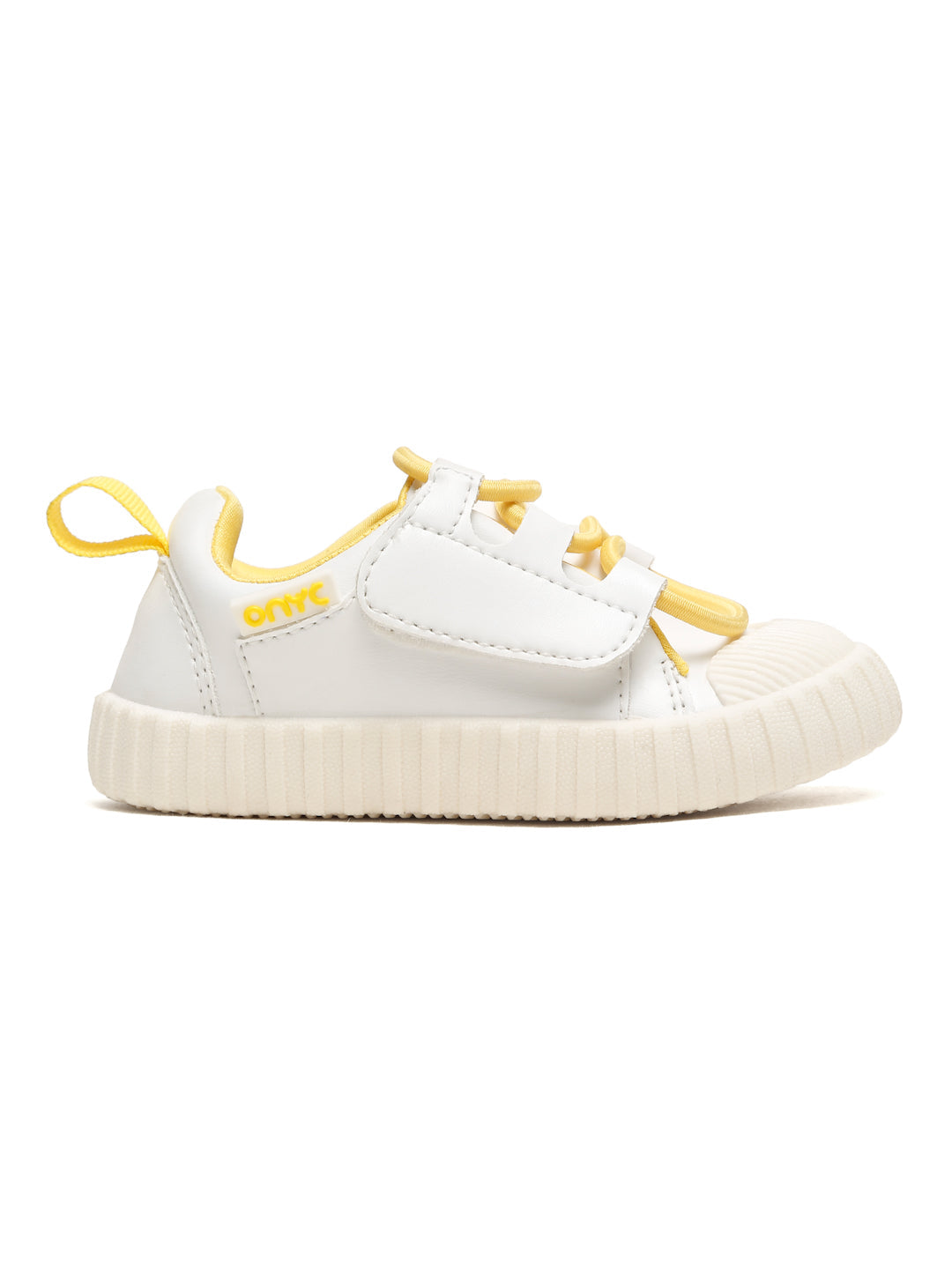 Premium Mango Pastry Lace-Free Sneakers - White (Unisex)