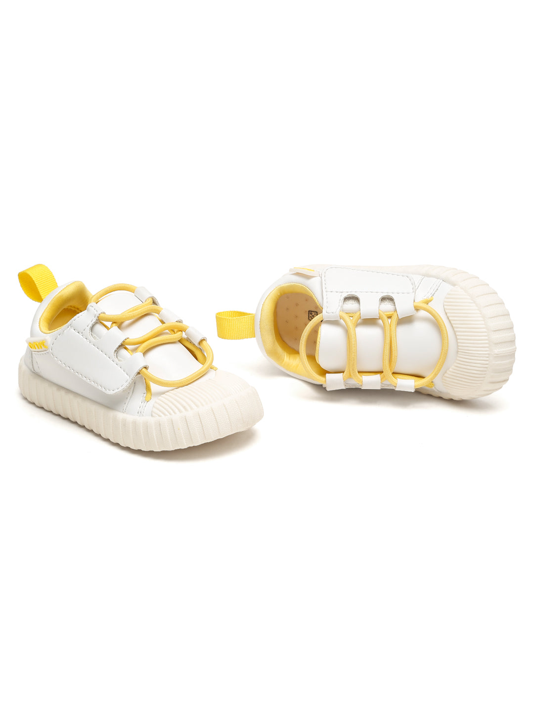 Premium Mango Pastry Lace-Free Sneakers - White (Unisex)