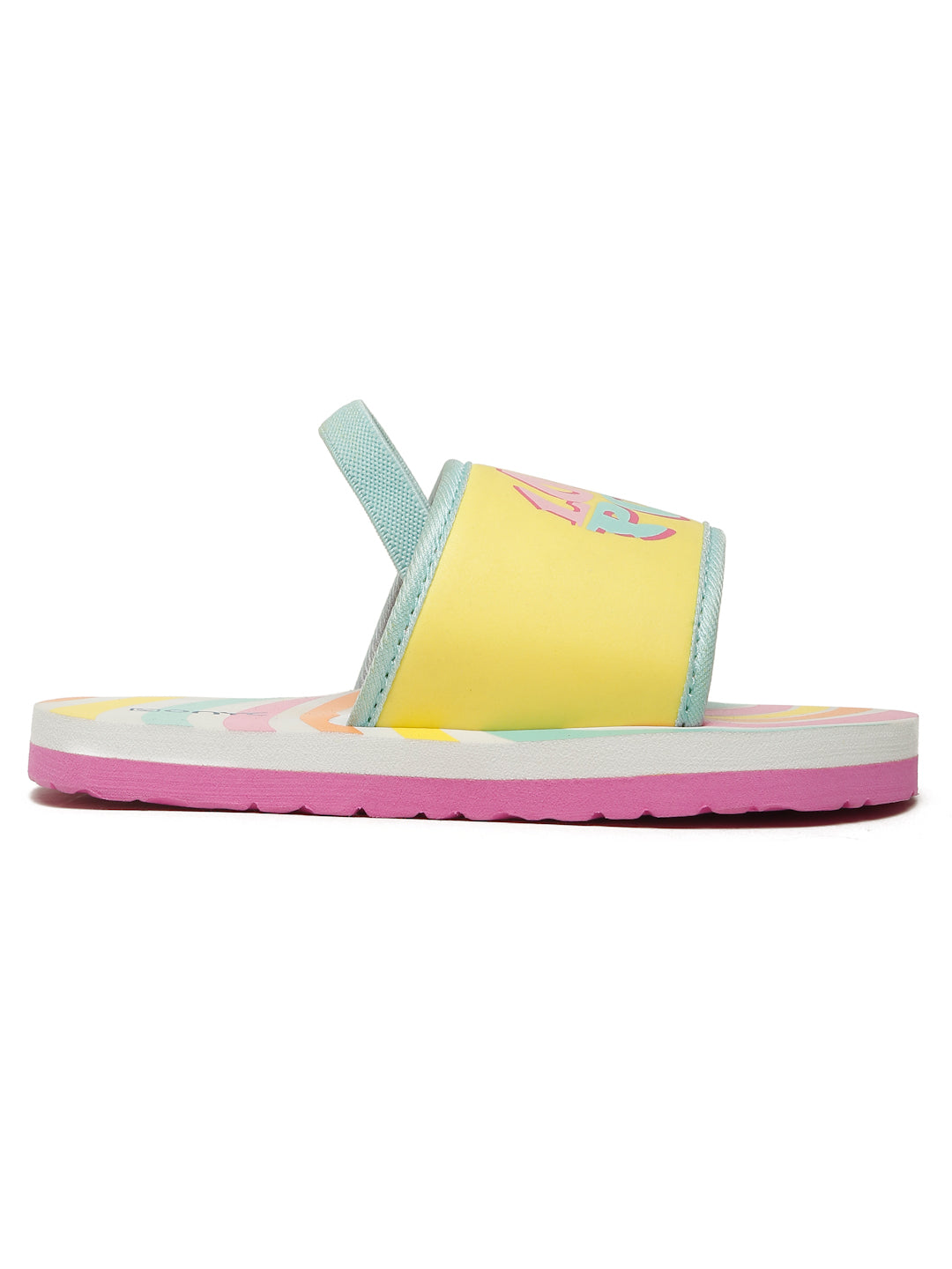 Premium Lolly Pop Artistic Sliders - Yellow (Unisex)