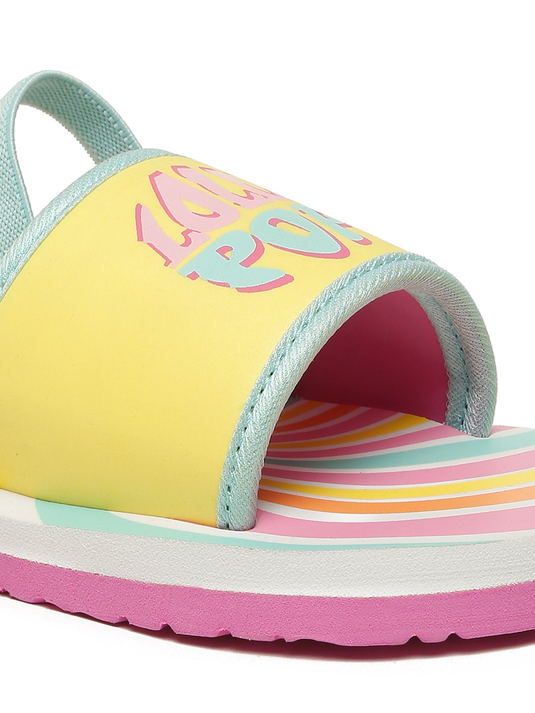 Premium Lolly Pop Artistic Sliders - Yellow (Unisex)