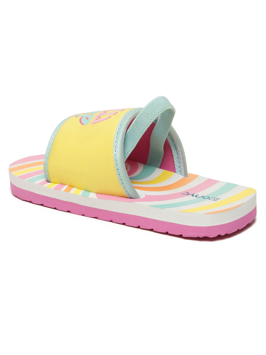 Premium Lolly Pop Artistic Sliders - Yellow (Unisex)