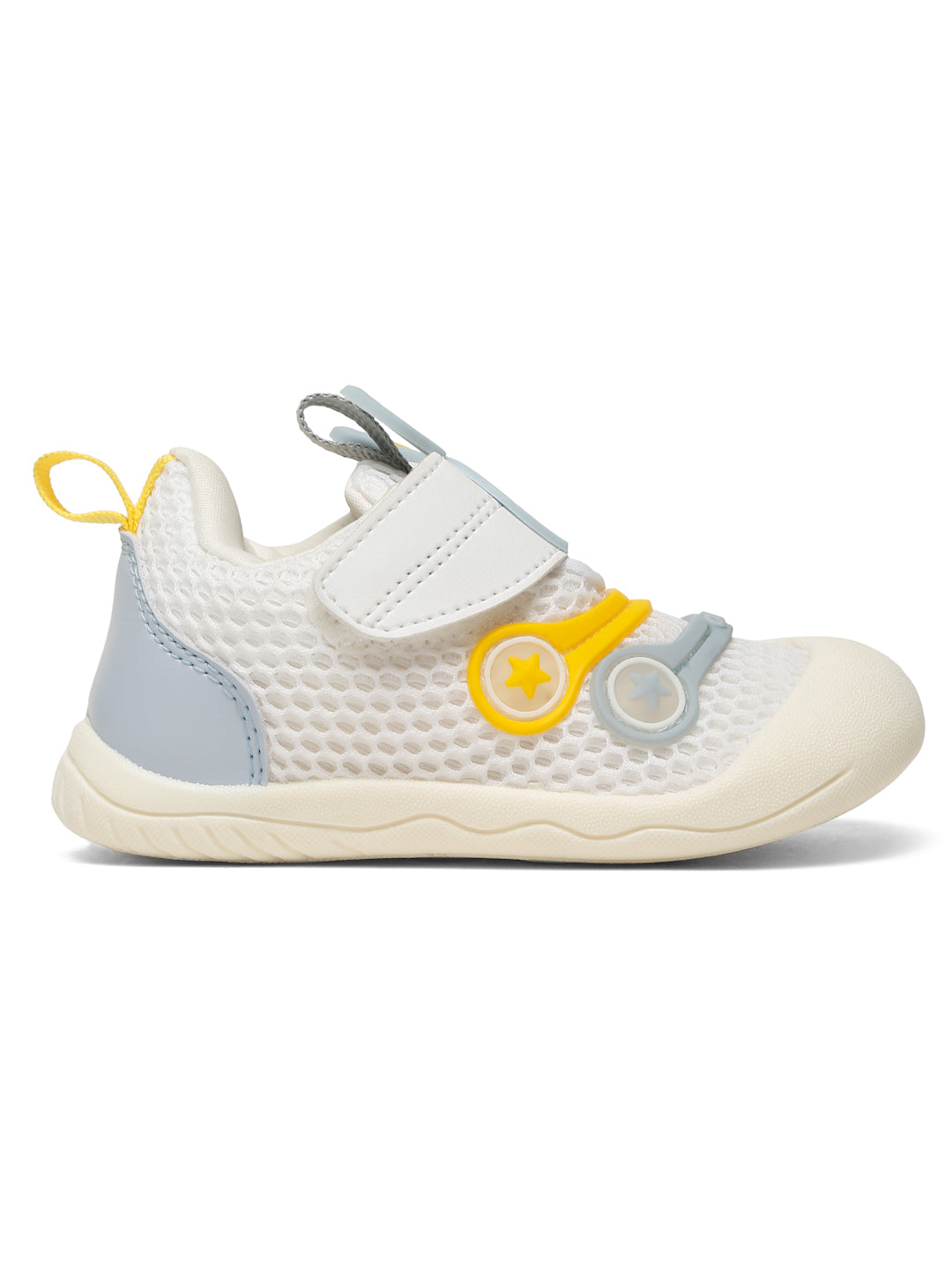Fluffy Toddlers' First Step Shoes - Grey (Unisex)