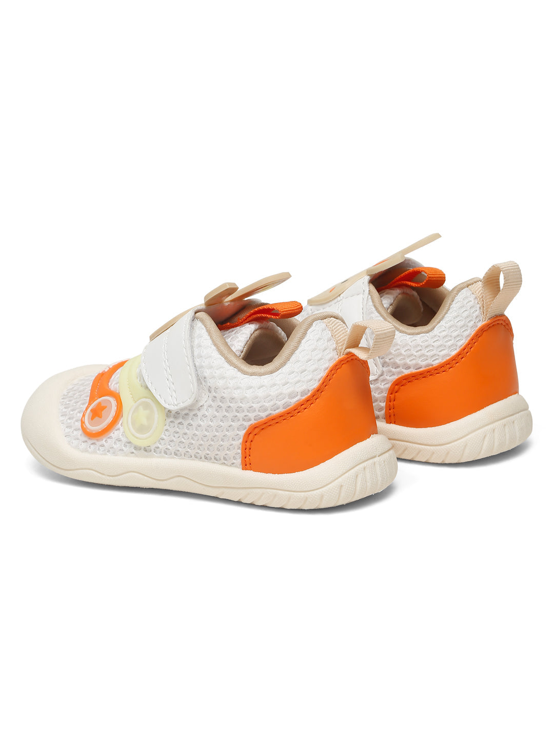 Fluffy Toddlers' First Step Shoes - Orange (Unisex)