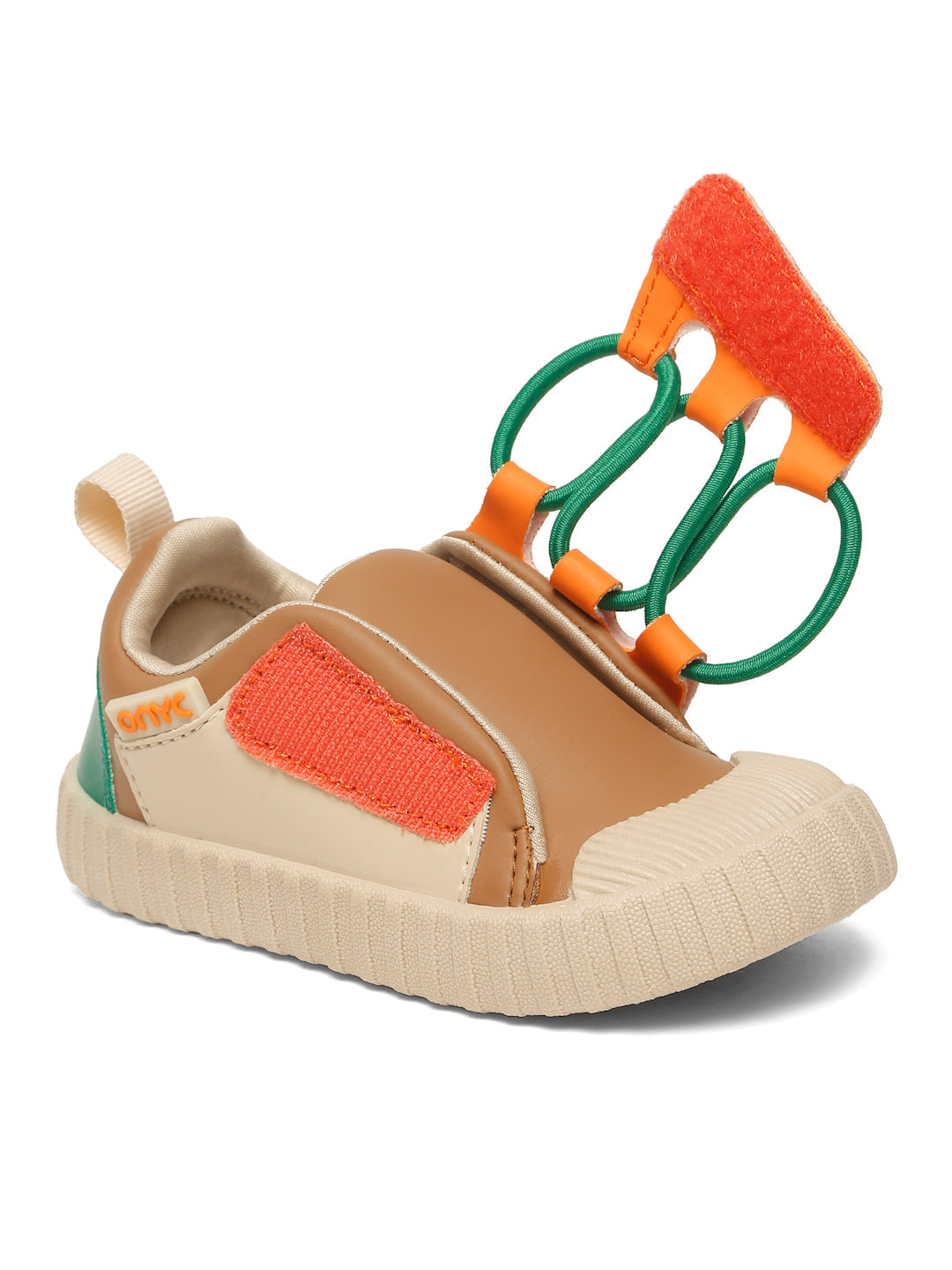 POCO Toddlers' Comfortable & LightWeight Lace-Free Sneakers - Brown (Unisex)