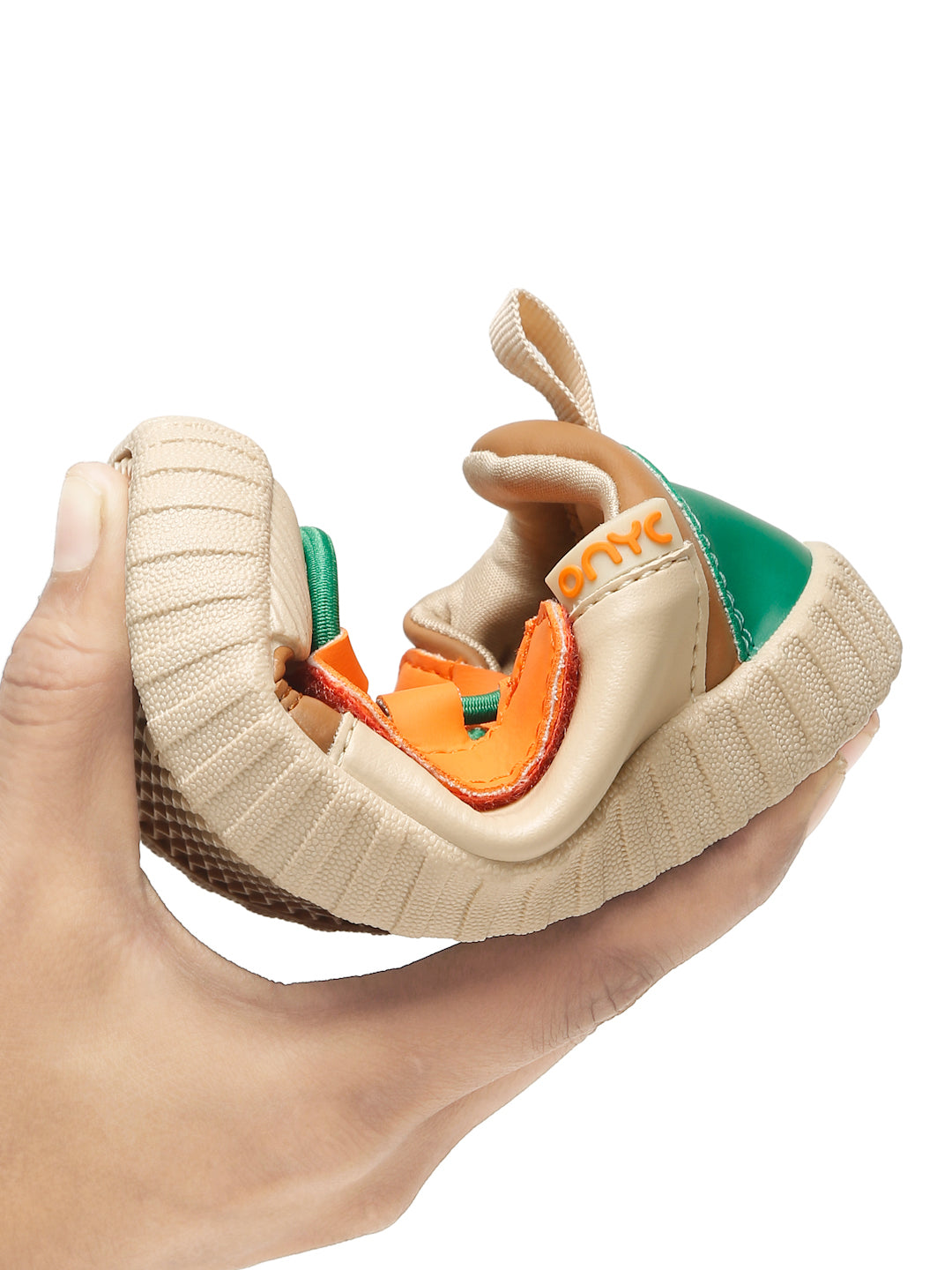 POCO Toddlers' Comfortable & LightWeight Lace-Free Sneakers - Brown (Unisex)
