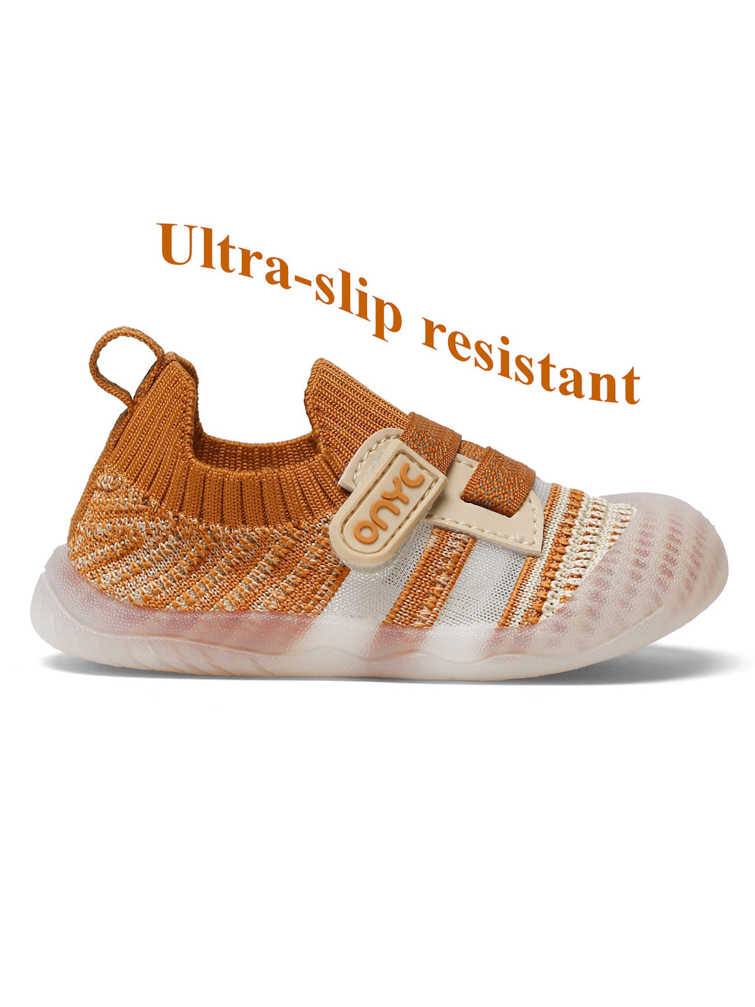 Smooth Toddlers' First Step Shoes - Brown (Unisex)