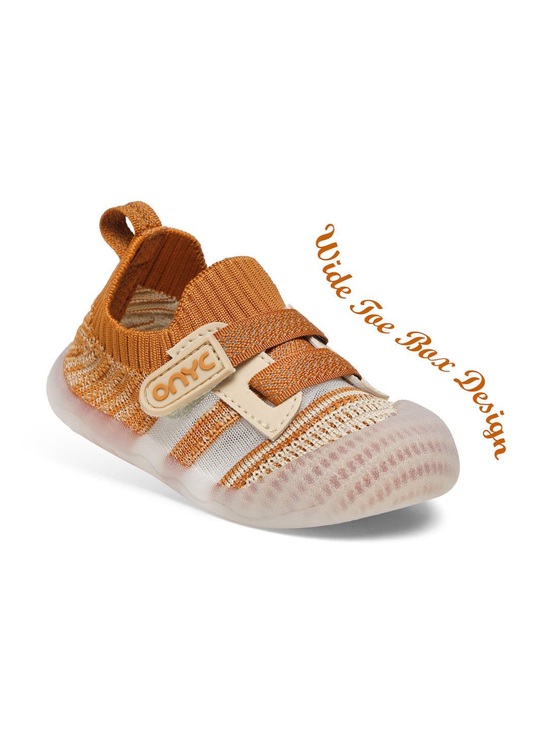 Smooth Toddlers' First Step Shoes - Brown (Unisex)