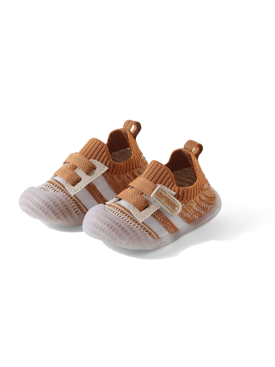 Smooth Toddlers' First Step Shoes - Brown (Unisex)