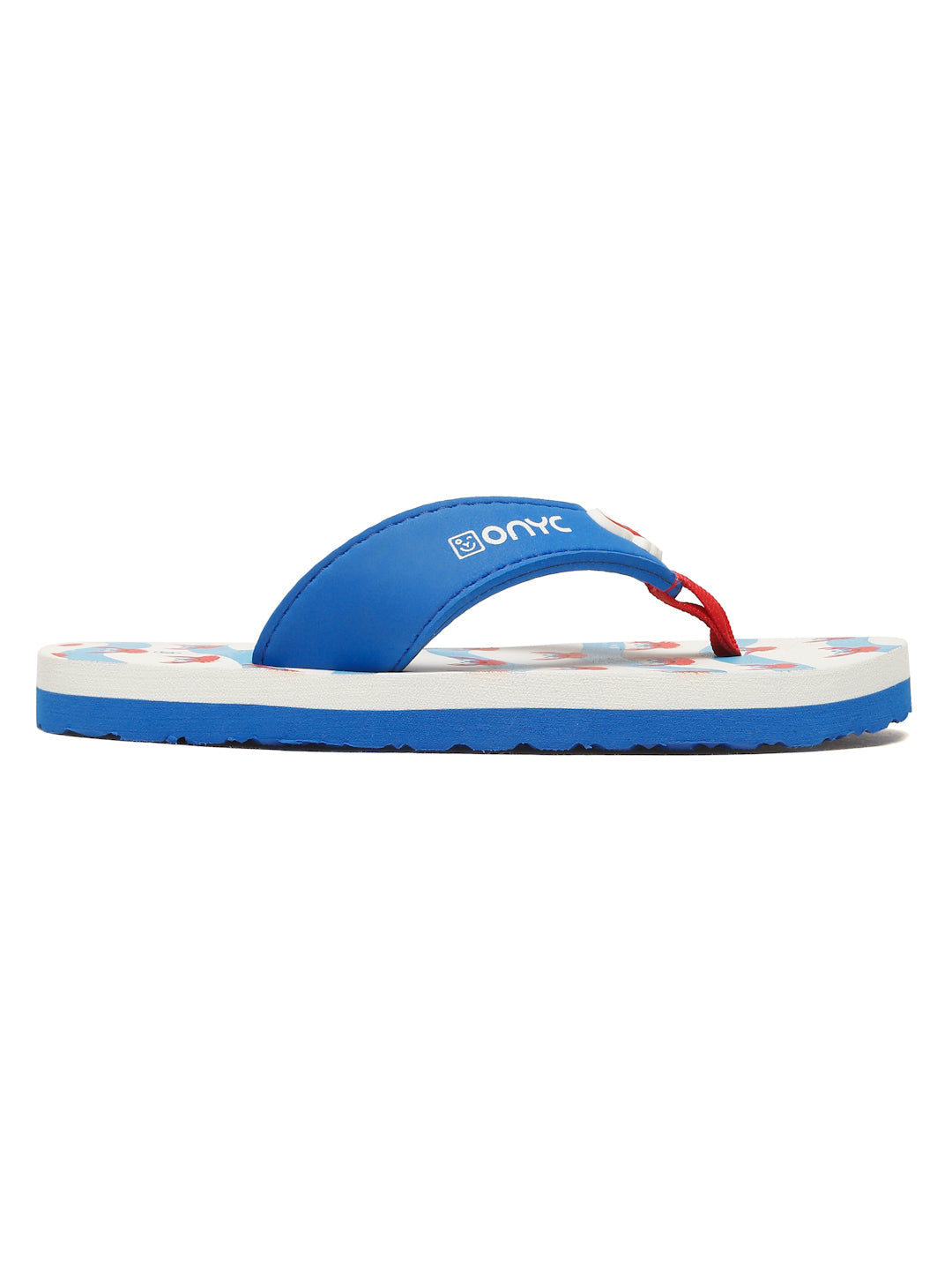 Premium Crab V-Shape Flip-flops - Blue (Unisex)
