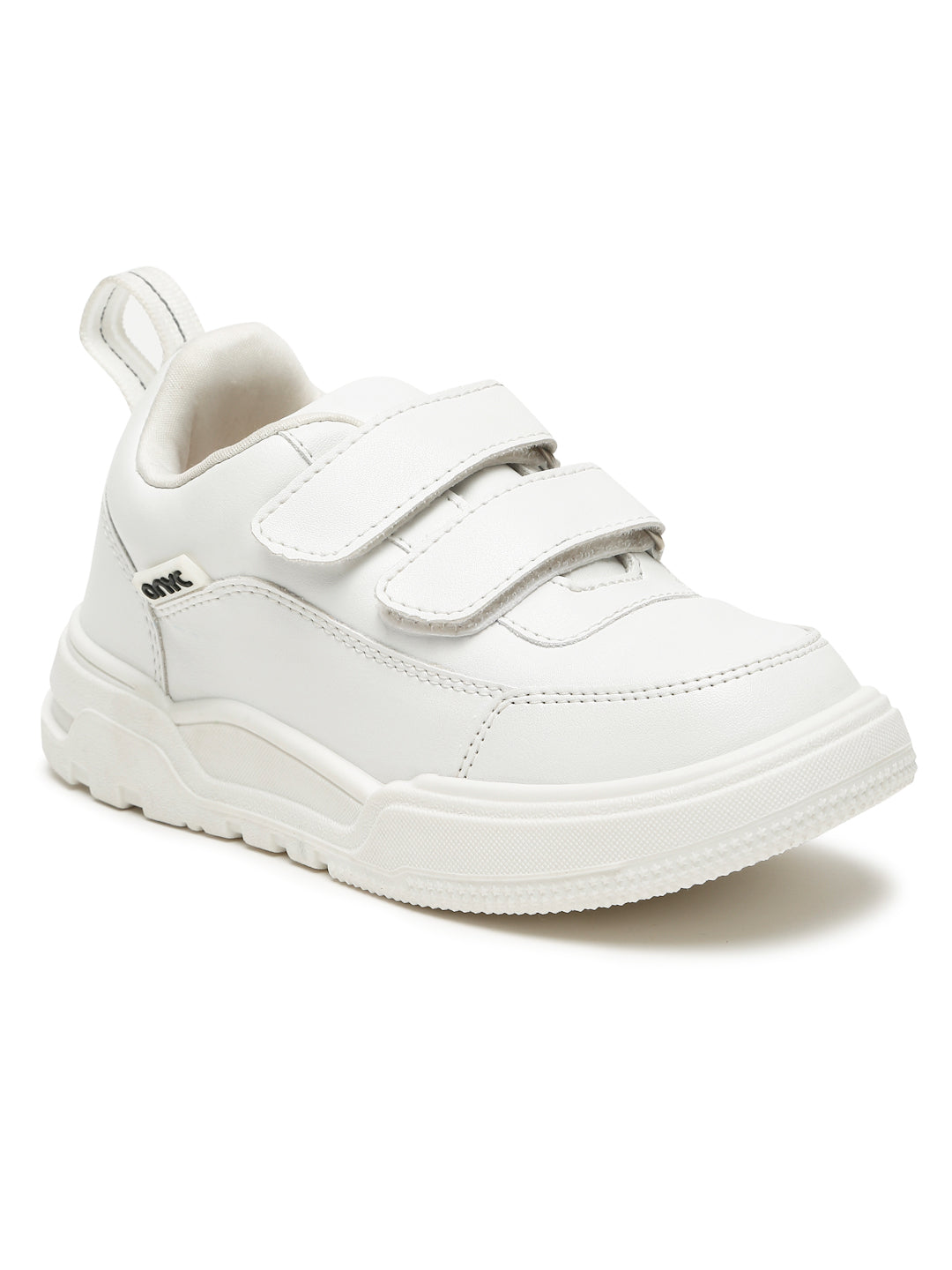 SuperKool Comfortable & LightWeight Lace-Free Sneakers - White (Unisex)