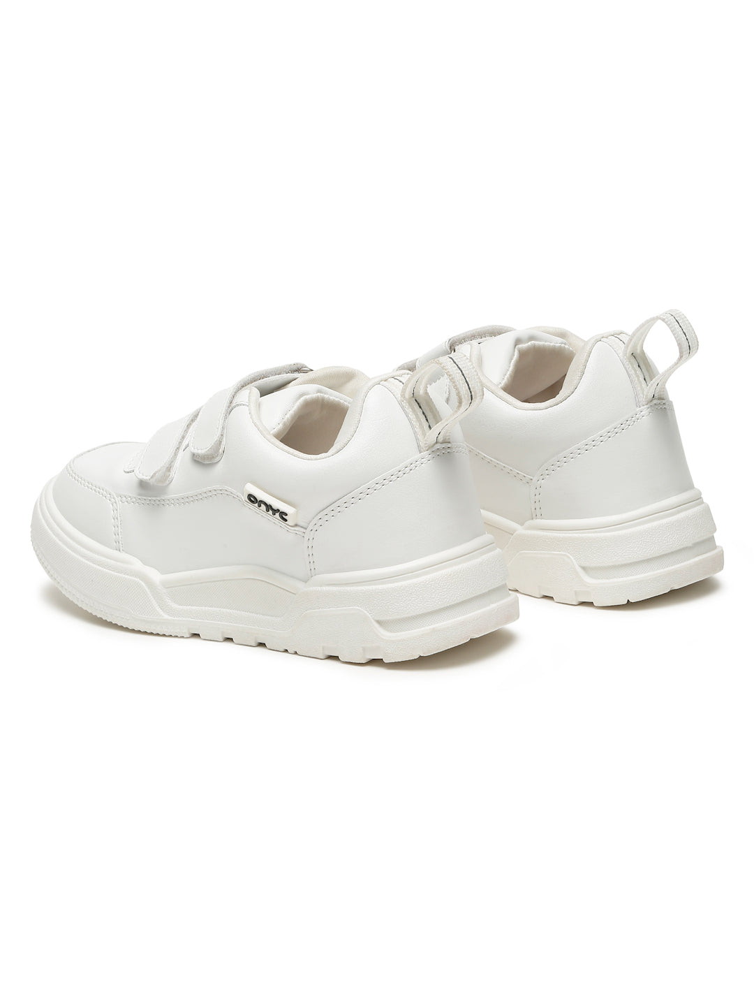 SuperKool Comfortable & LightWeight Lace-Free Sneakers - White (Unisex)