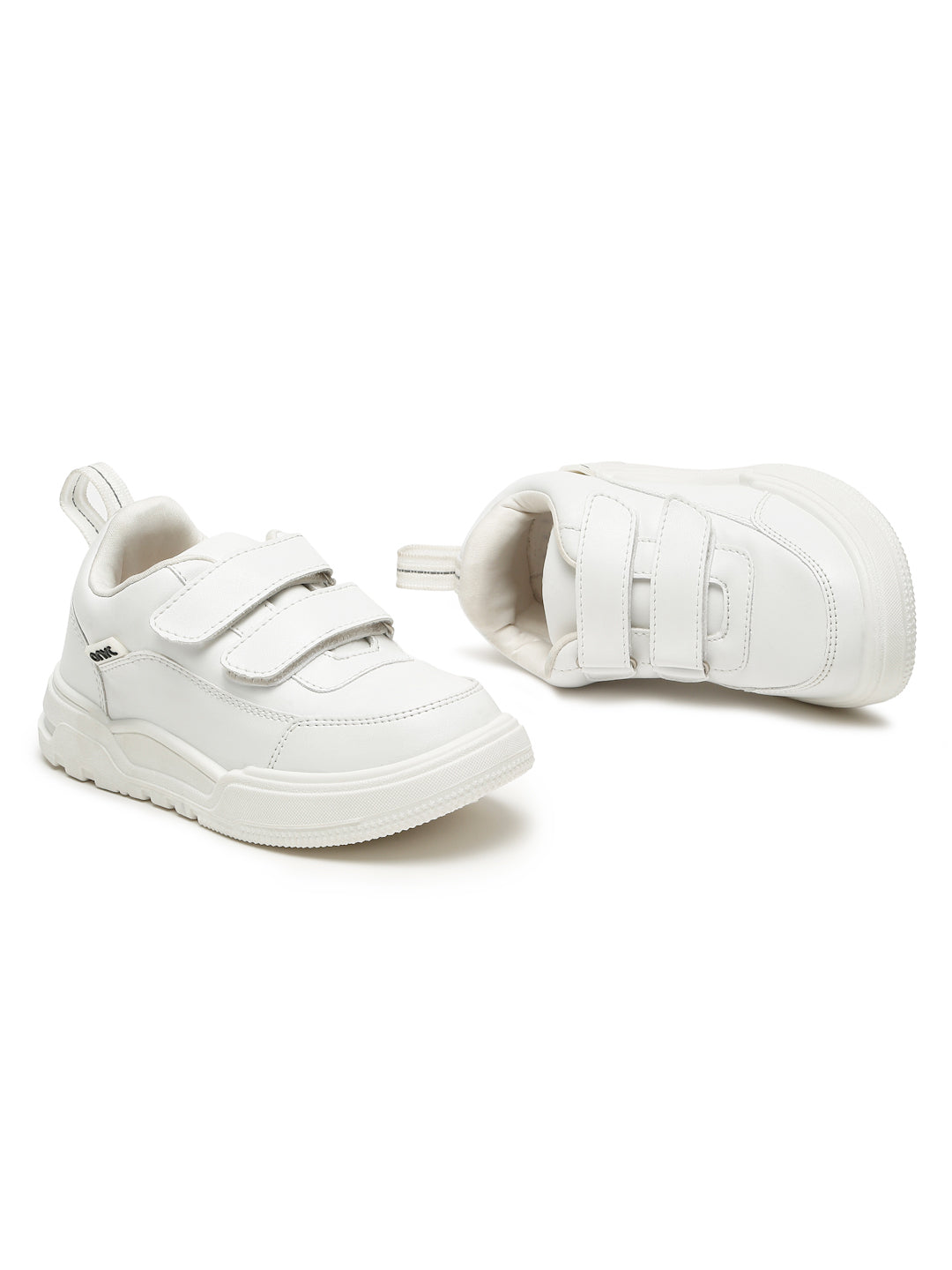 SuperKool Comfortable & LightWeight Lace-Free Sneakers - White (Unisex)