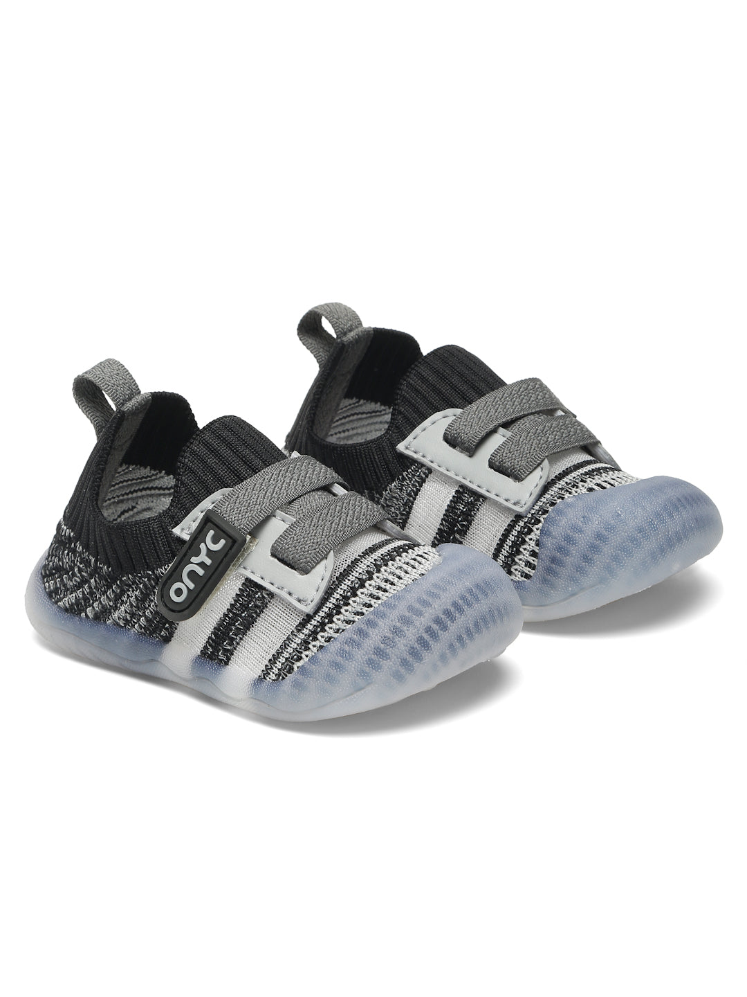 Smooth Toddlers' First Step Shoes - Black (Unisex)