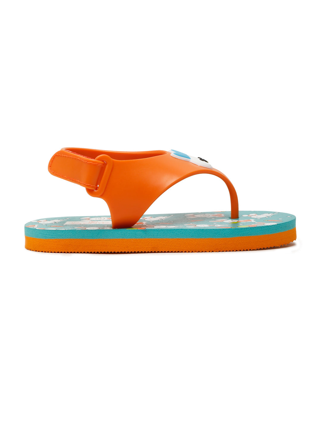 Premium Bunny Jellies Flip-flops for Kids - Orange (Unisex)